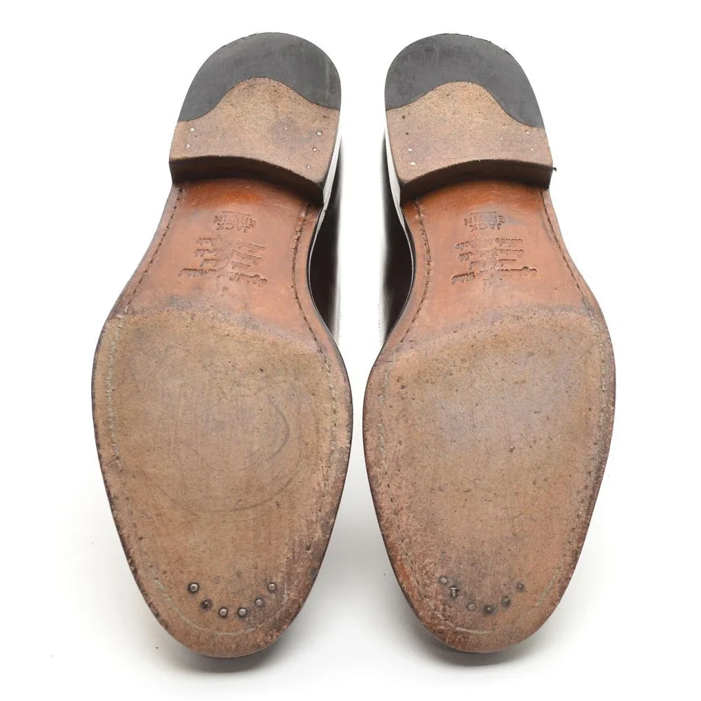 Men Jack Erwin Jasper Brogue Medallion Toe Oxfords 8.5 D